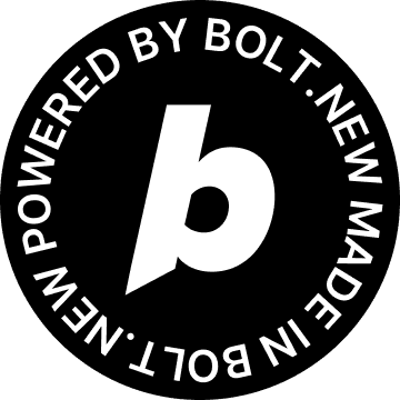 Built with Bolt.new